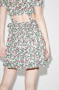 Elasticated Short Skirt