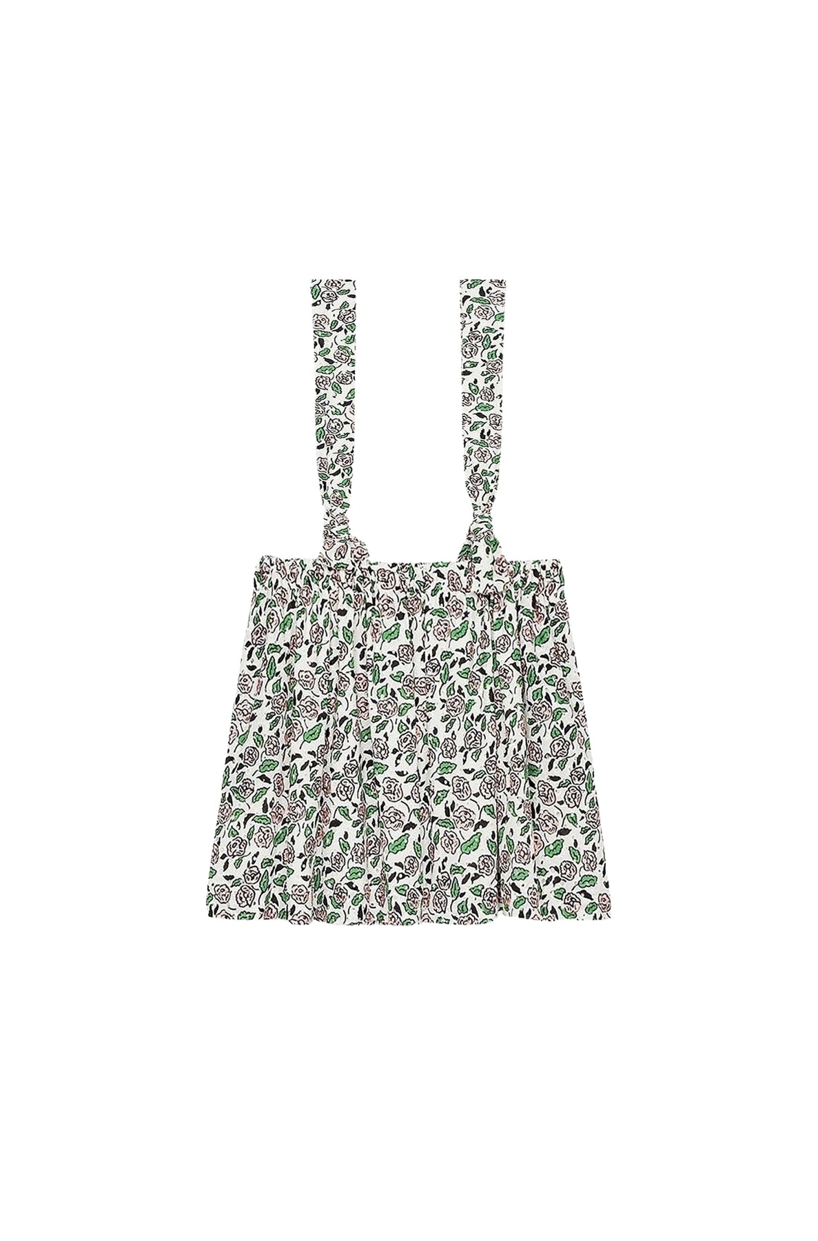 Short elasticated skirt - Off White
