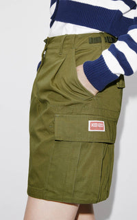 Jupe cargo courte - Khaki