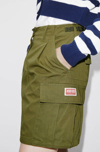 Short cargo skirt - Khaki