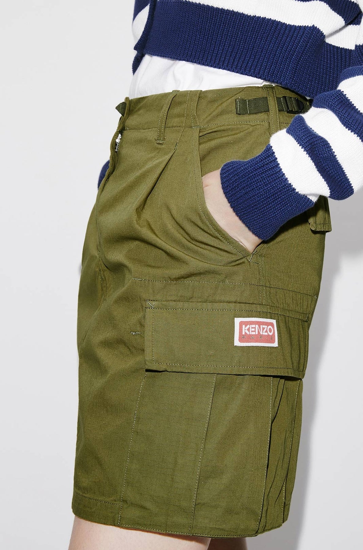 Short cargo skirt - Khaki