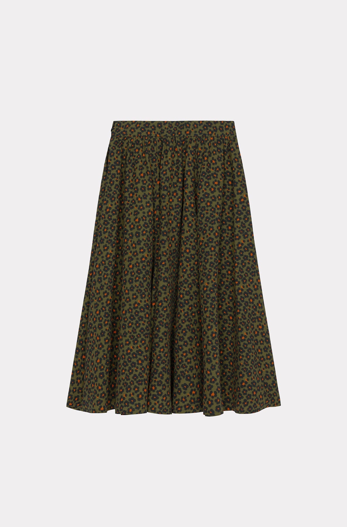 Printed Midi Skirt
