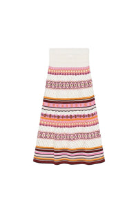 Lace Fairisle Skirt