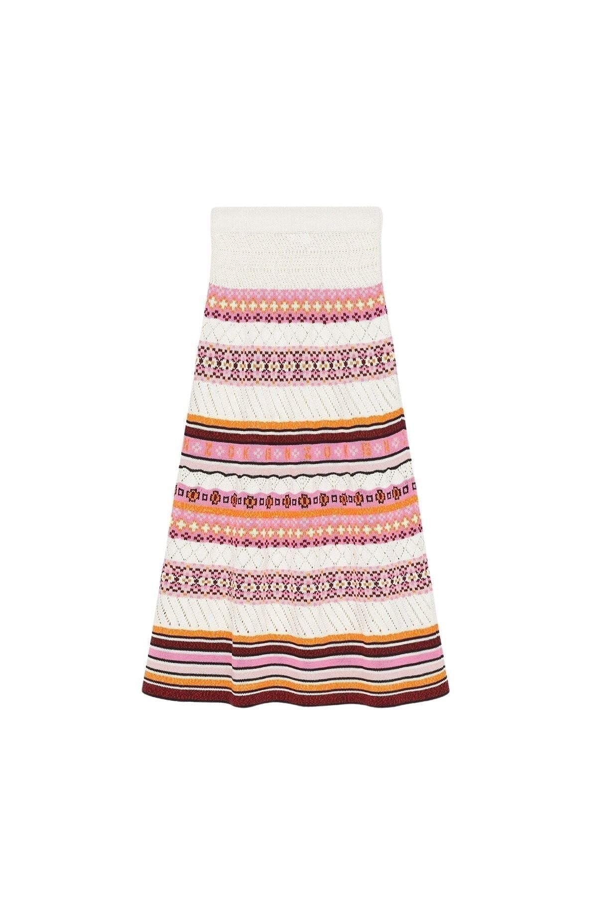 Lace Fairisle Skirt