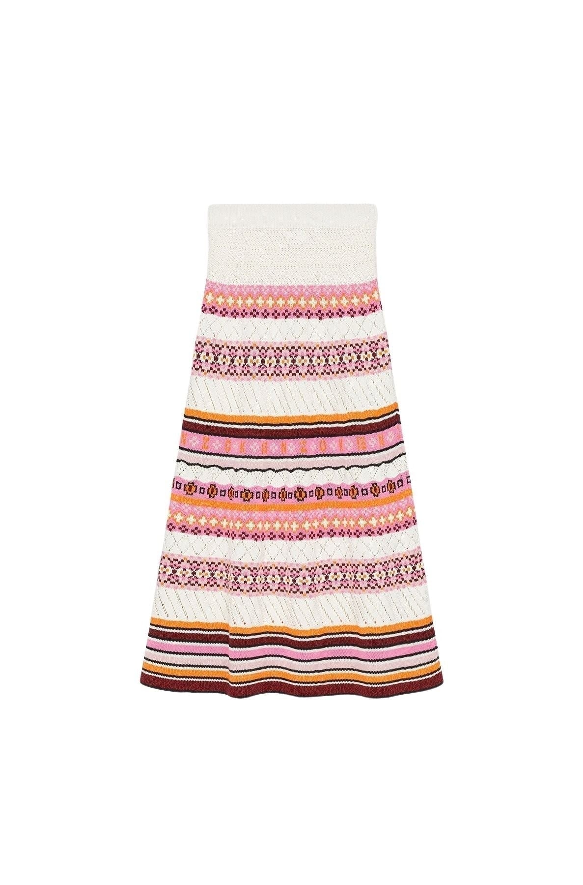 Lace Fairisle Skirt
