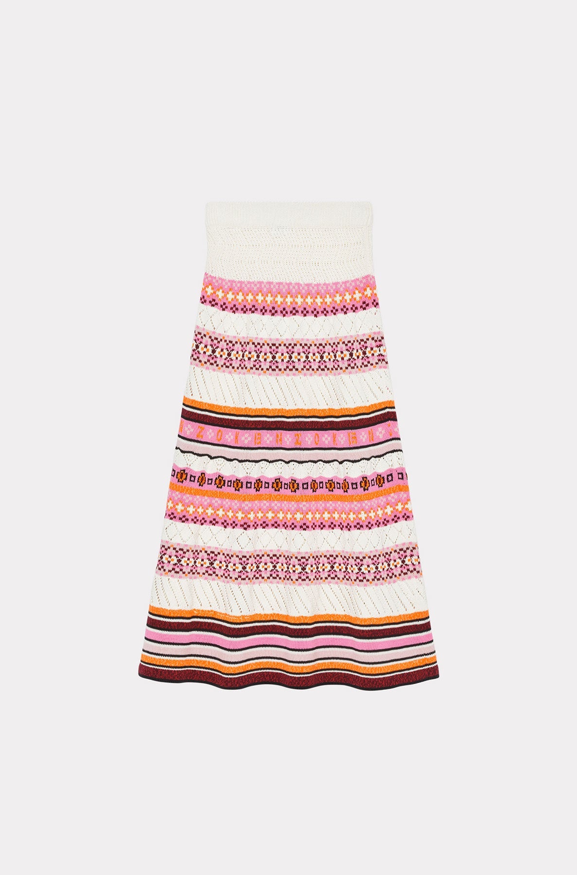 Lace Fairisle Skirt