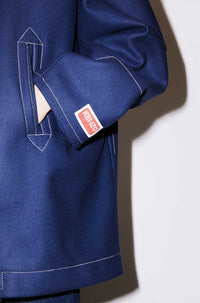 Caban en laine - Midnight Blue