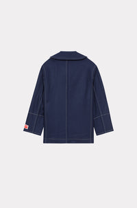 Caban en laine - Midnight Blue