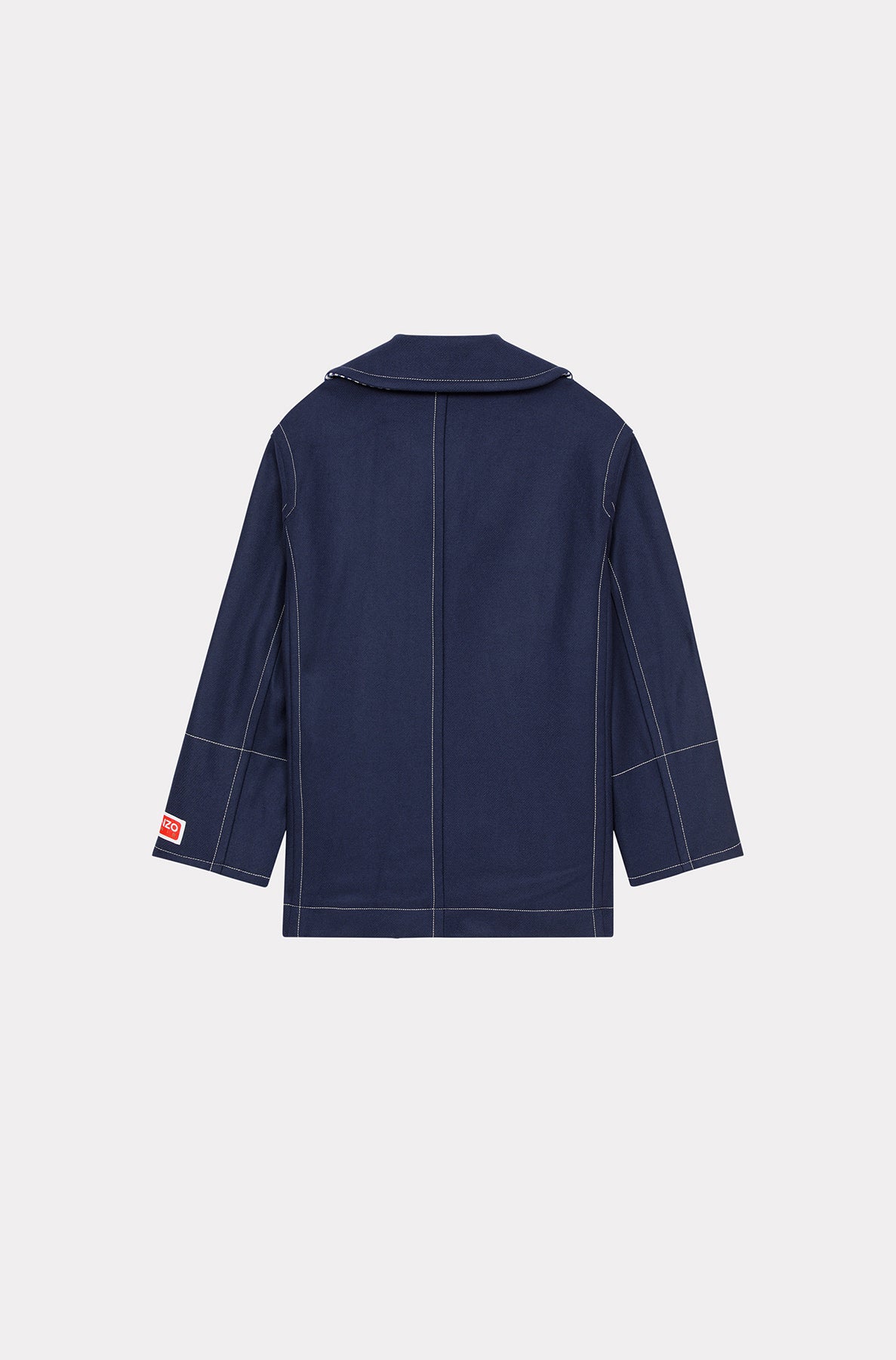 Caban en laine - Midnight Blue