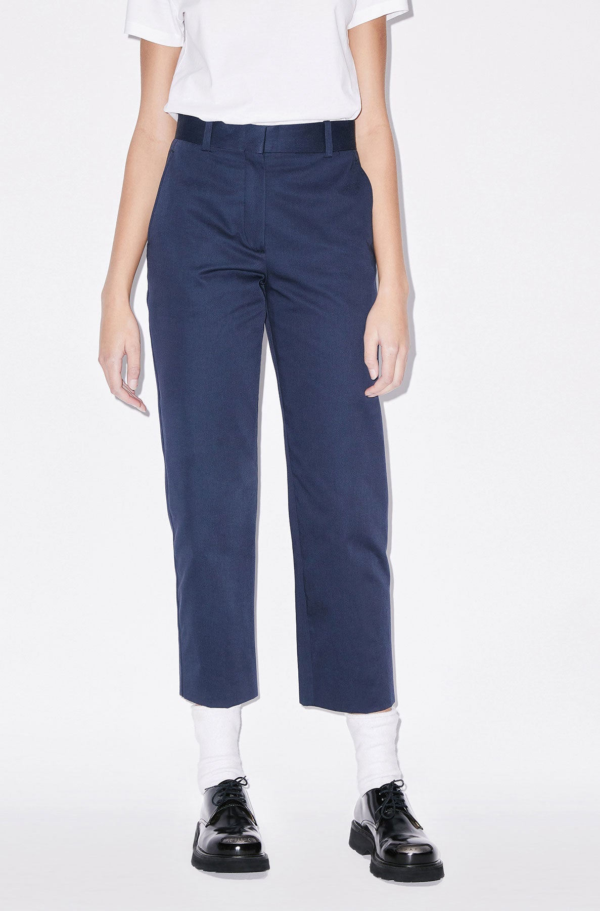 Pantalon tailoring cropped - Midnight Blue