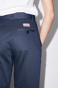 Pantalon tailoring cropped - Midnight Blue