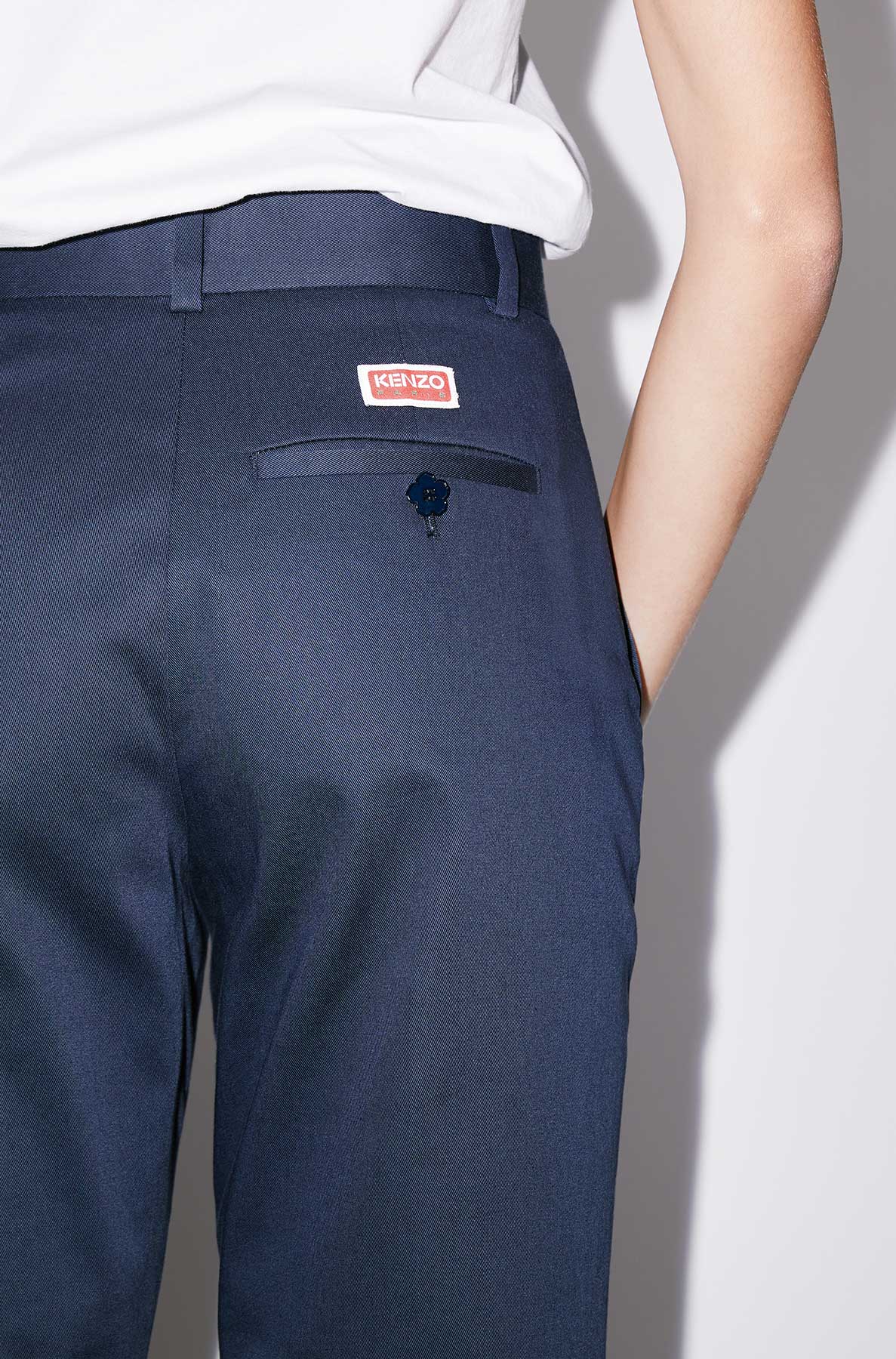 Pantalon tailoring cropped - Midnight Blue