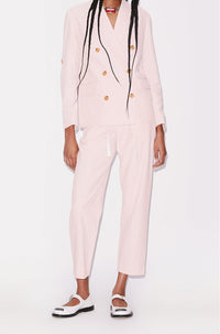 Pantalon de tailleur croppé - Faded Pink