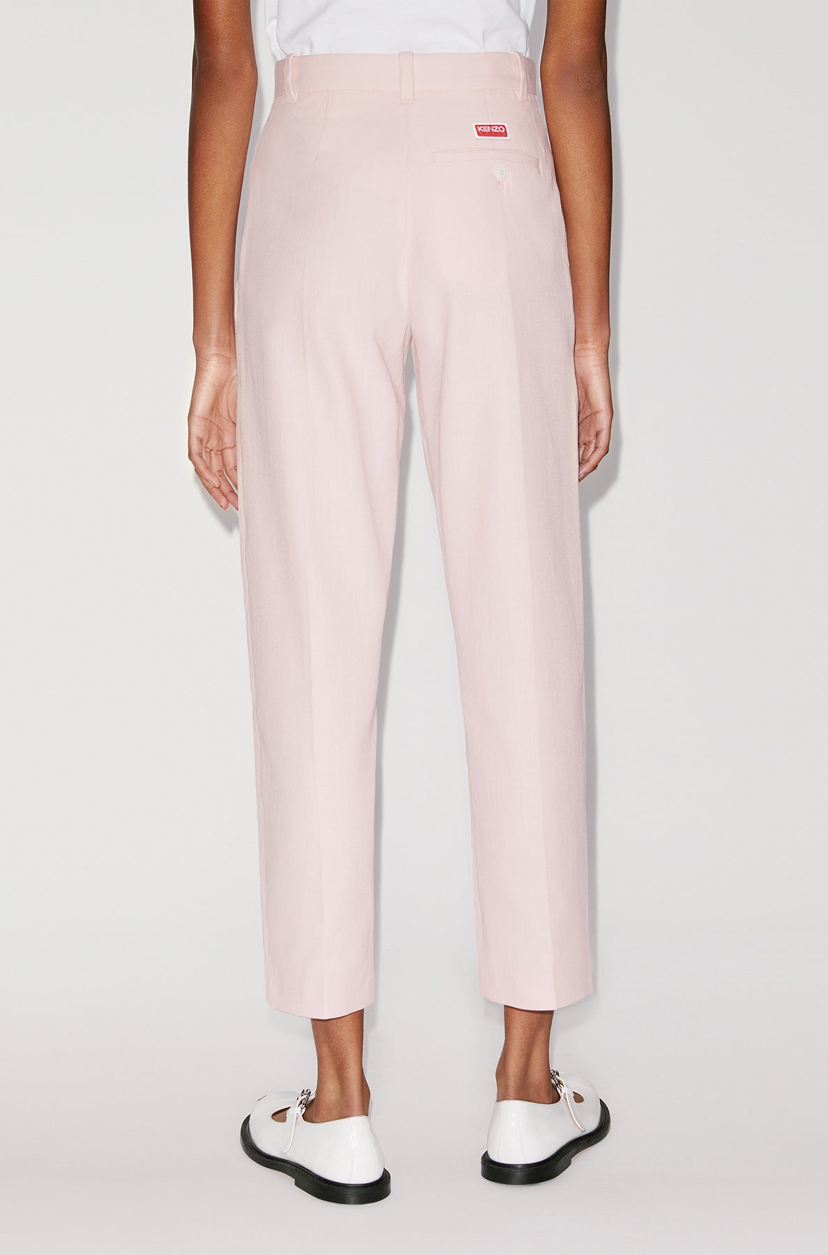 Pantalon de tailleur croppé - Faded Pink