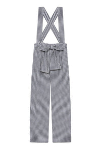Pantalon noué vichy - Midnight Blue