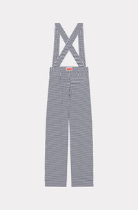 Pantalon noué vichy - Midnight Blue