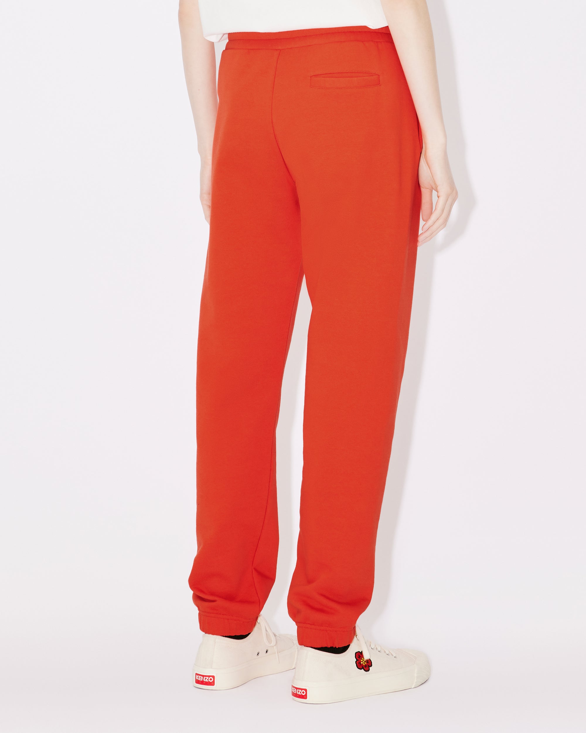 Pantalon de jogging brodé "Boke Flower" - Medium Red