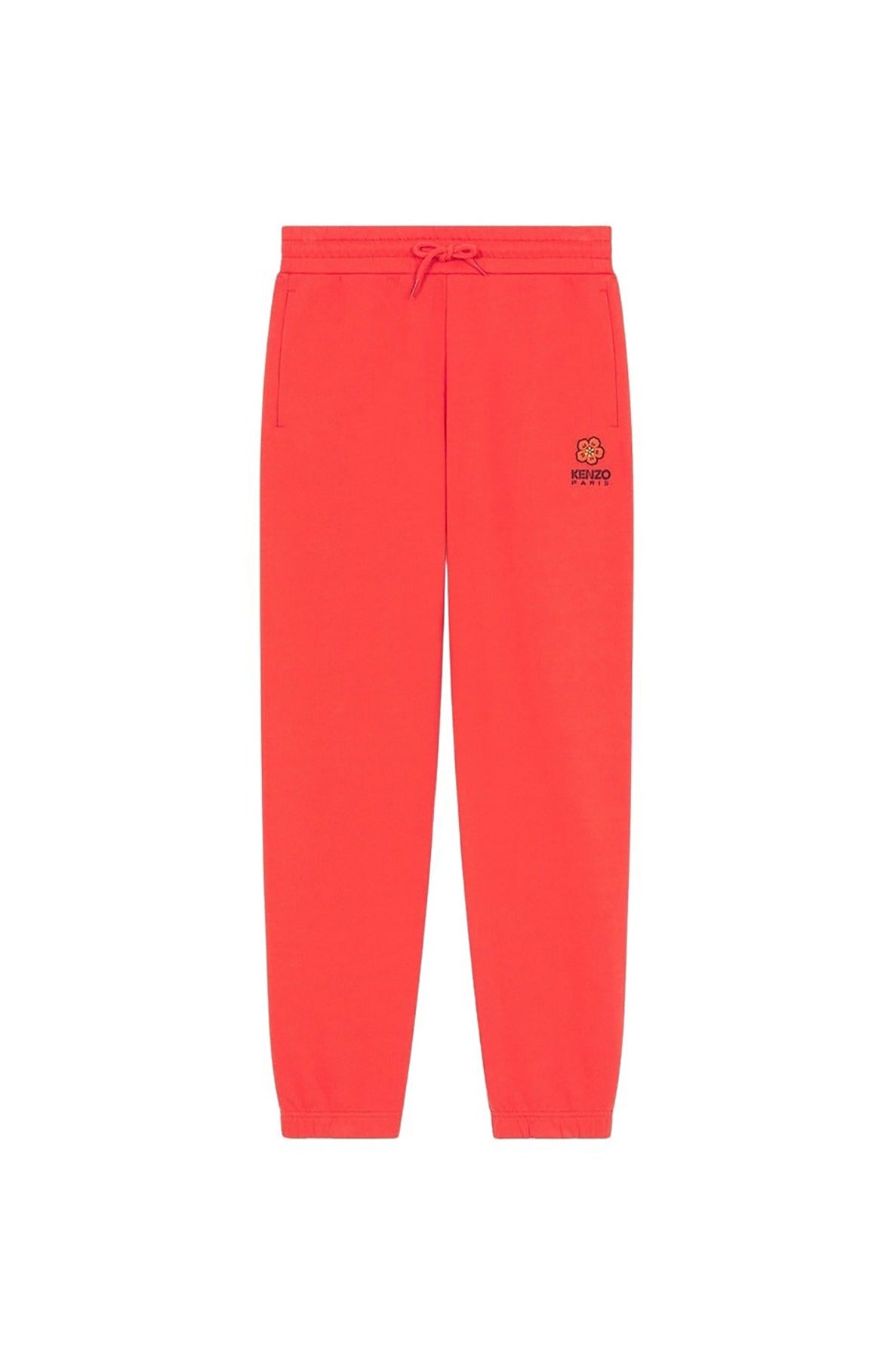 Pantalon de jogging brodé "Boke Flower" - Medium Red