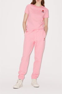 Pantalon de jogging brodé "Boke Flower" - Rose