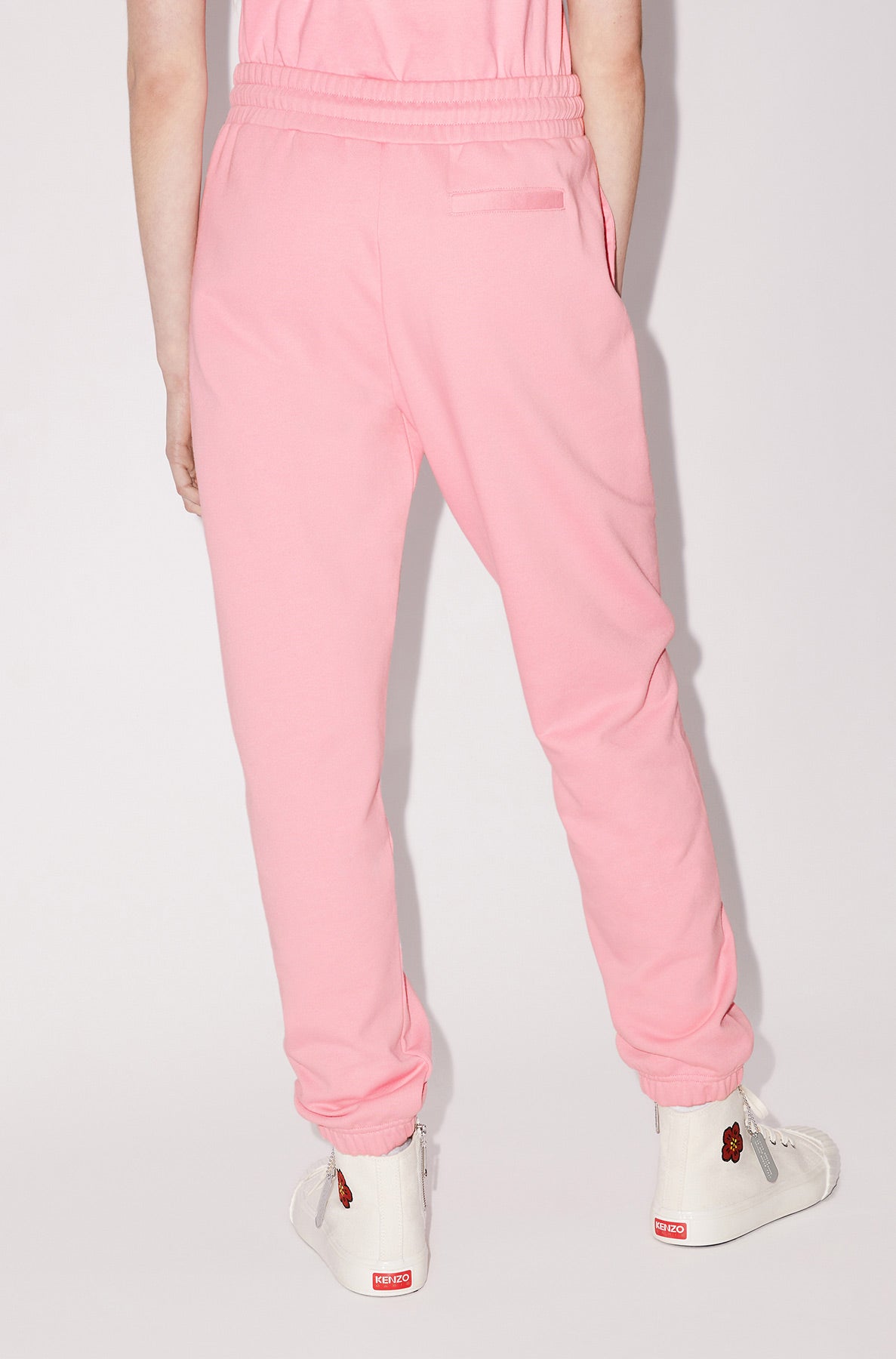 Pantalon de jogging brodé "Boke Flower" - Rose