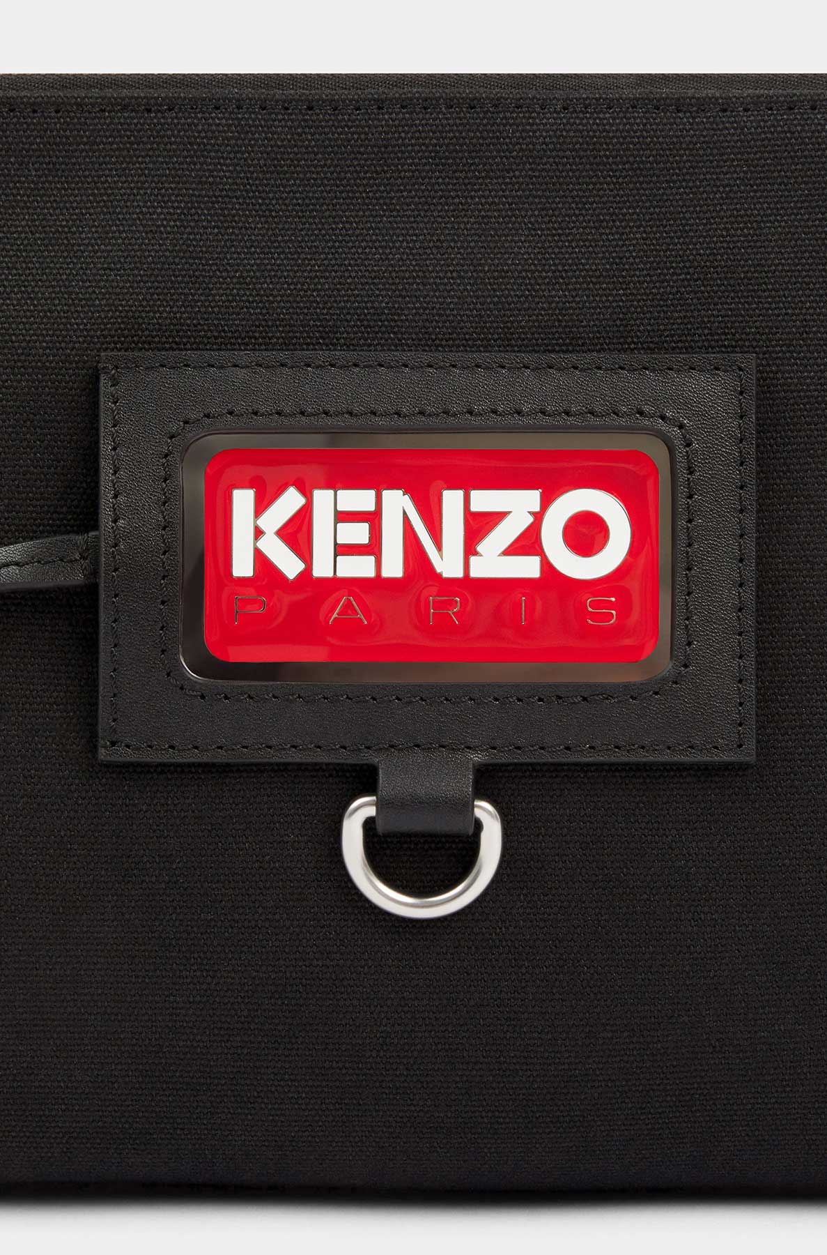 Pochette à gousset "Kenzo Paris" - Black
