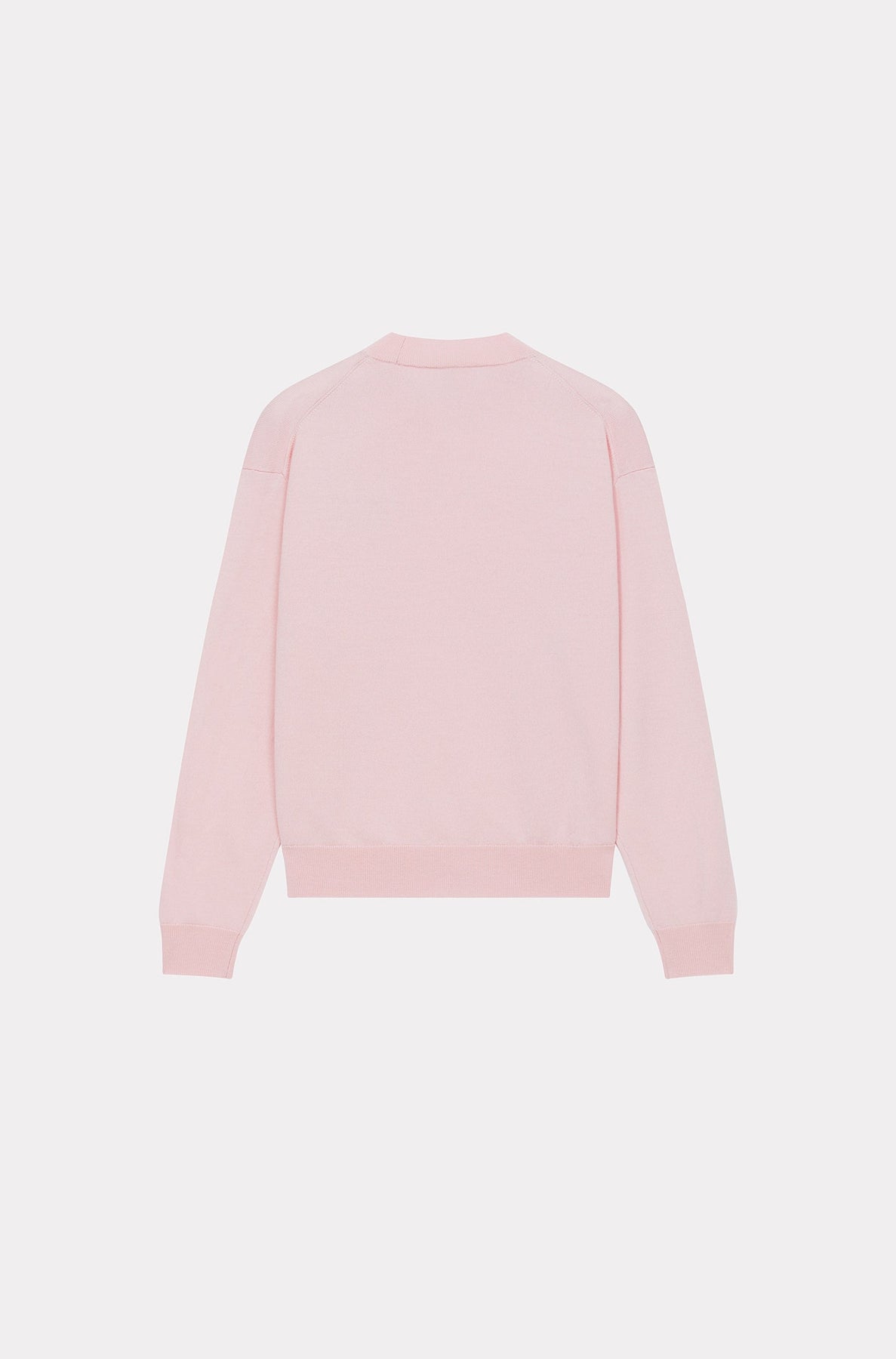 Boke Flower embroidered jumper in wool - Faded Pink