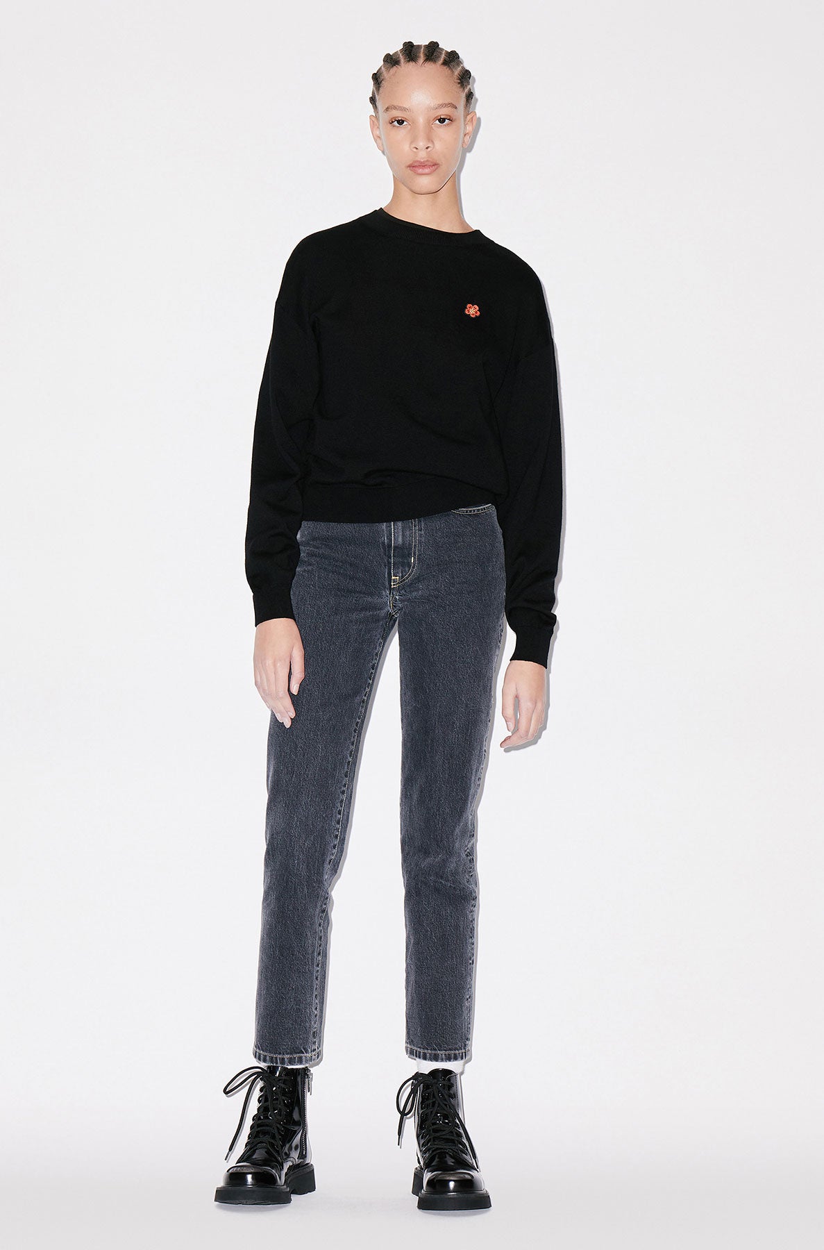 Boke Flower Crest Logo Jumper