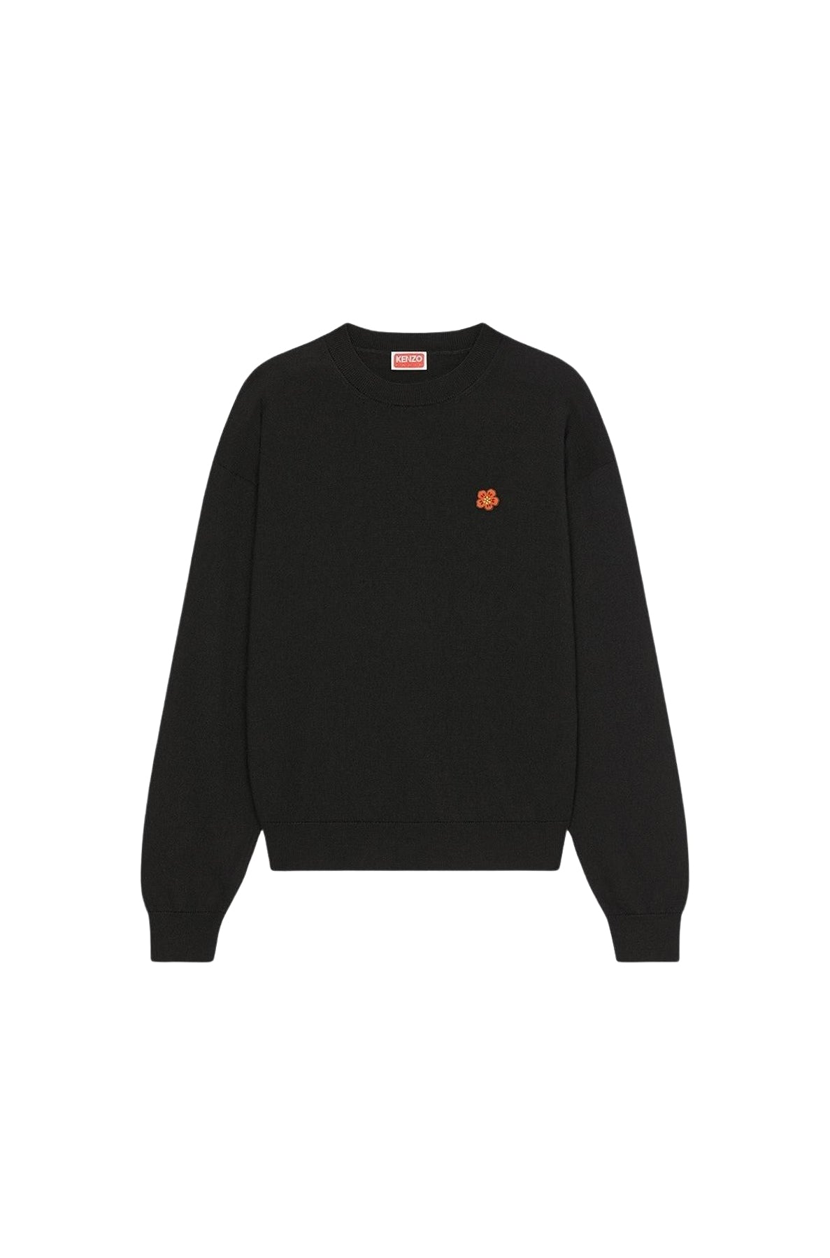Pull brodé Boke Flower en laine - Black