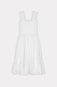 Robe midi plissée - Off White