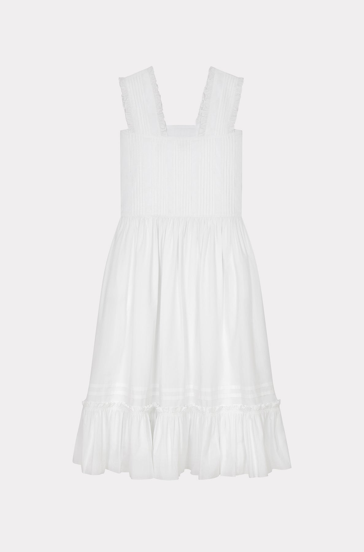 Robe midi plissée - Off White