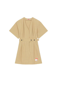 Robe à ceinture réglable - Beige