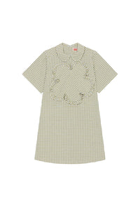 Robe babydoll vichy - Golden Yellow