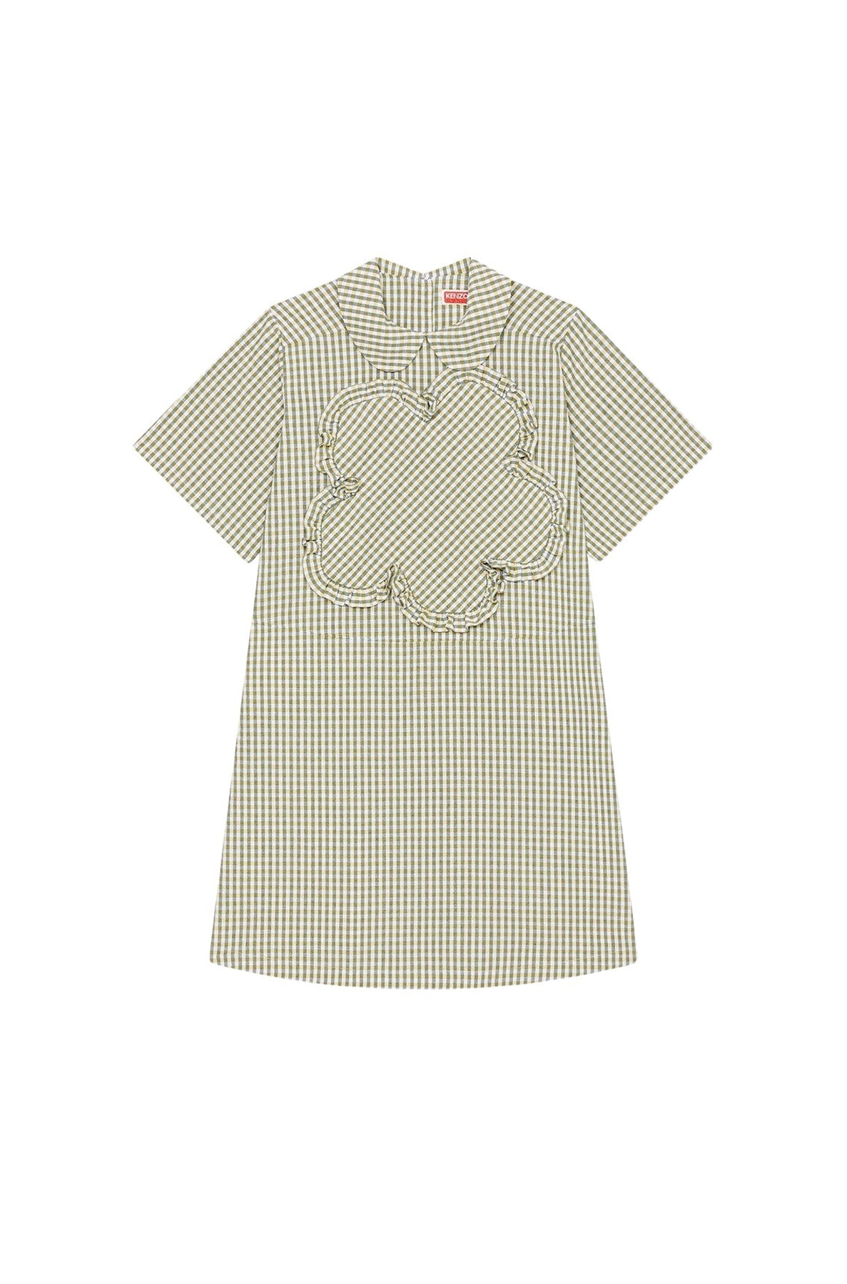 Robe babydoll vichy - Golden Yellow