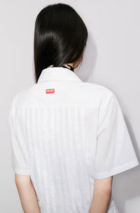 Robe chemise à poches - Off White