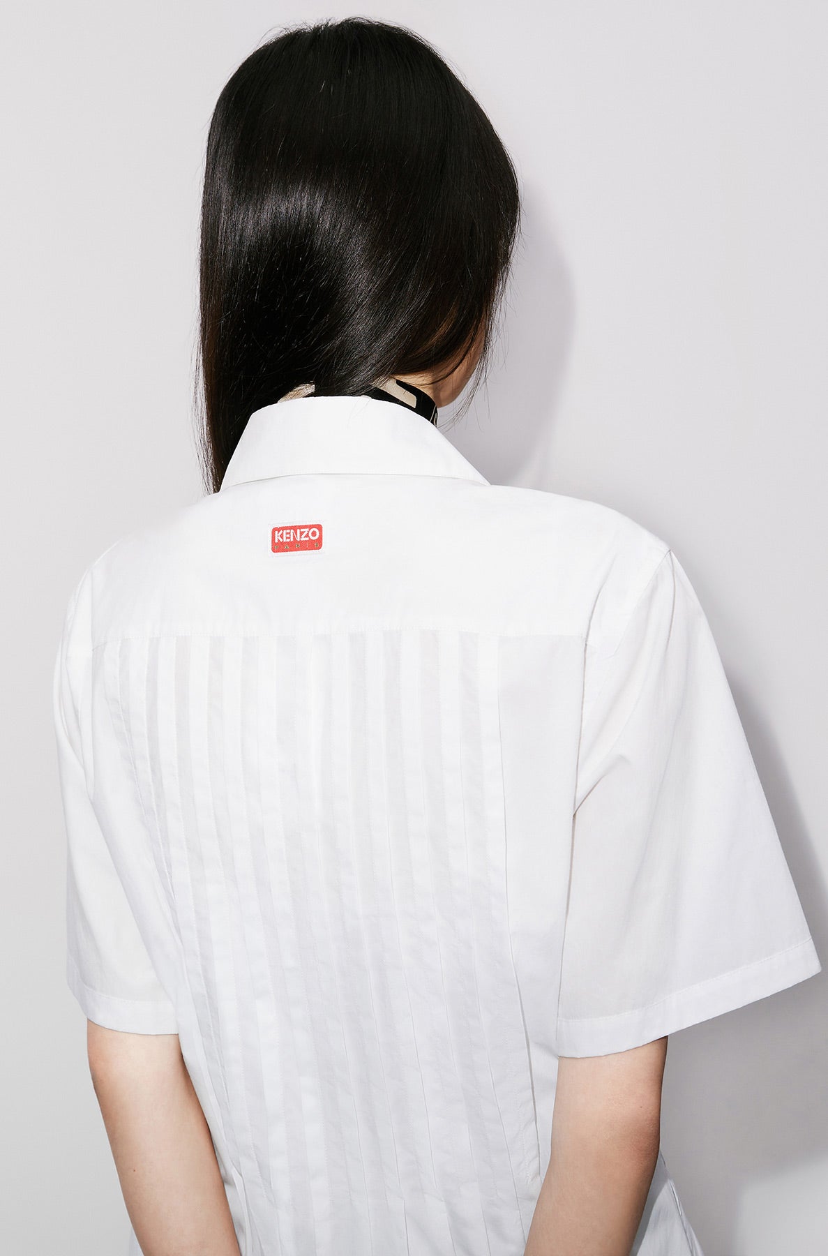 Robe chemise à poches - Off White