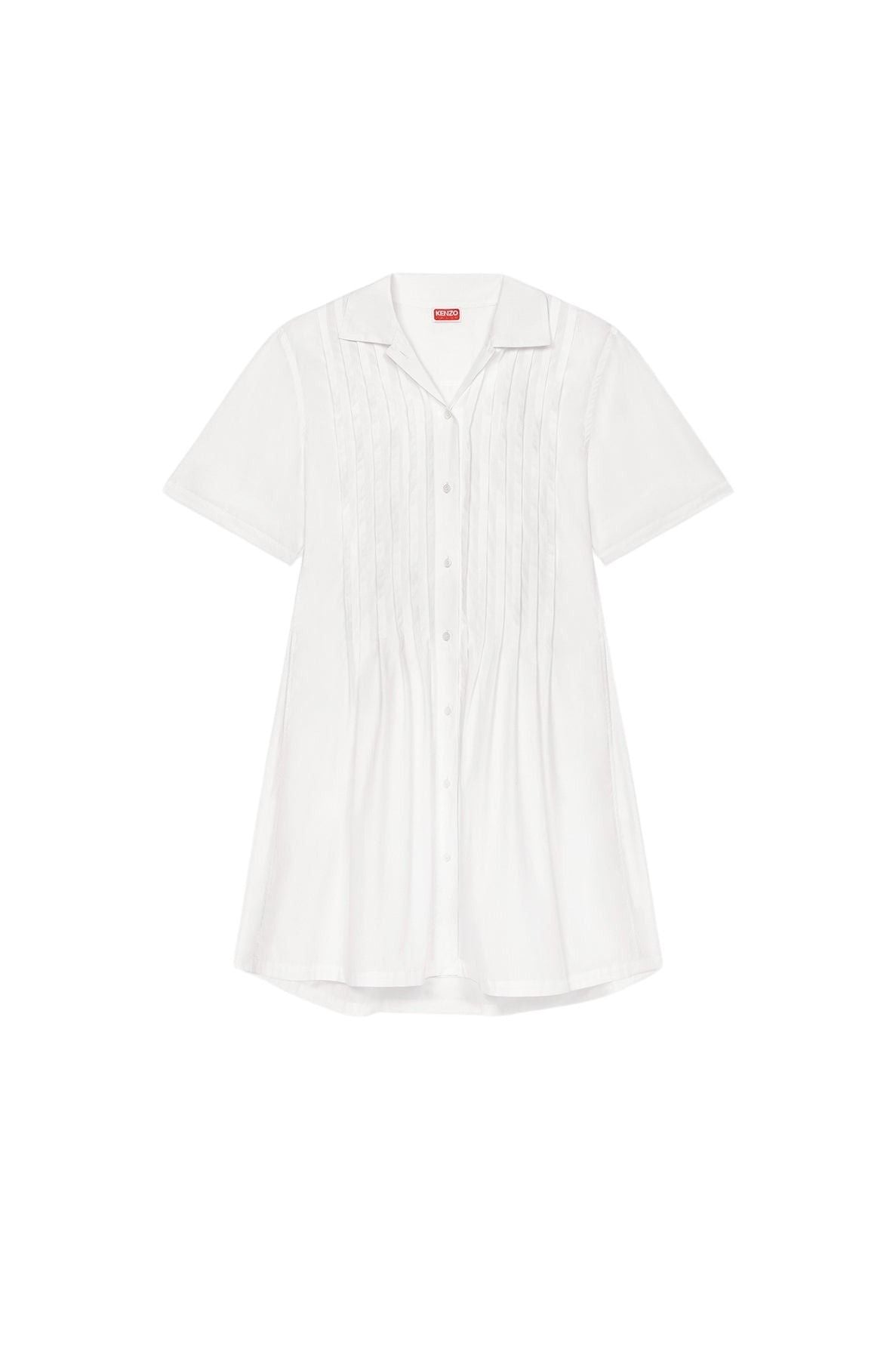 Robe chemise à poches - Off White