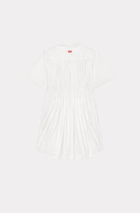 Robe chemise à poches - Off White