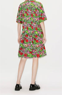 Robe chemise Hawaiian Flower imprimée - Off White