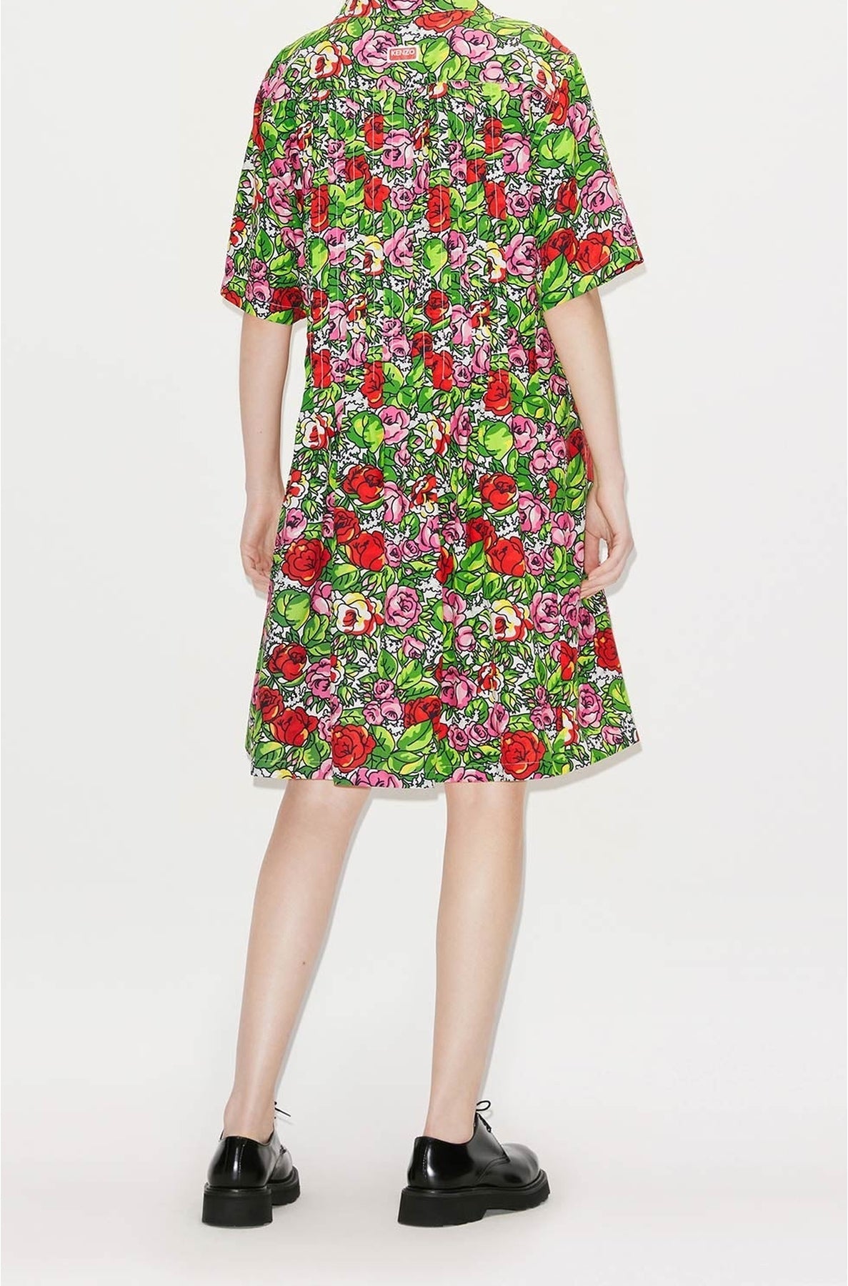 Robe chemise Hawaiian Flower imprimée - Off White
