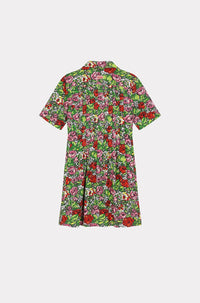 Robe chemise Hawaiian Flower imprimée - Off White