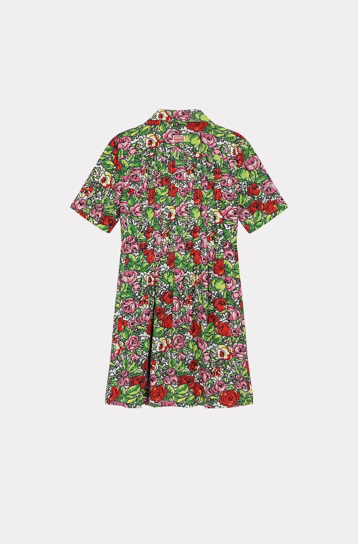 Robe chemise Hawaiian Flower imprimée - Off White