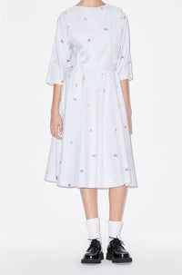 Kenzo Pixel midi-length dress - Light Blue