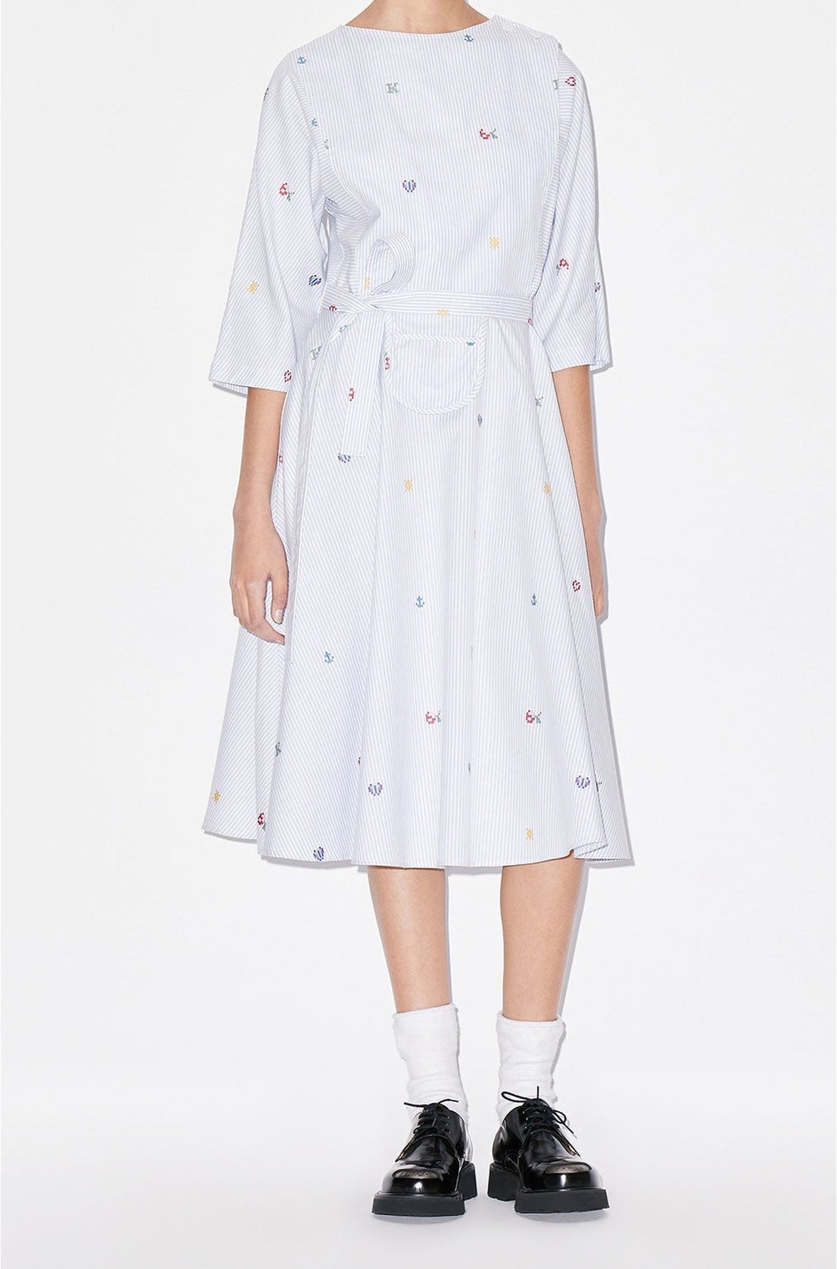 Kenzo Pixel midi-length dress - Light Blue