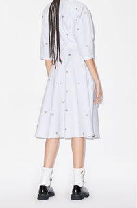 Kenzo Pixel midi-length dress - Light Blue