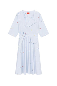 Kenzo Pixel midi-length dress - Light Blue