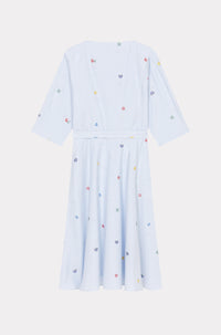 Kenzo Pixel midi-length dress - Light Blue