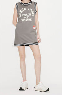 Robe débardeur Kenzo Rue Vivienne - Middle Grey