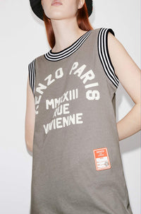 Robe débardeur Kenzo Rue Vivienne - Middle Grey