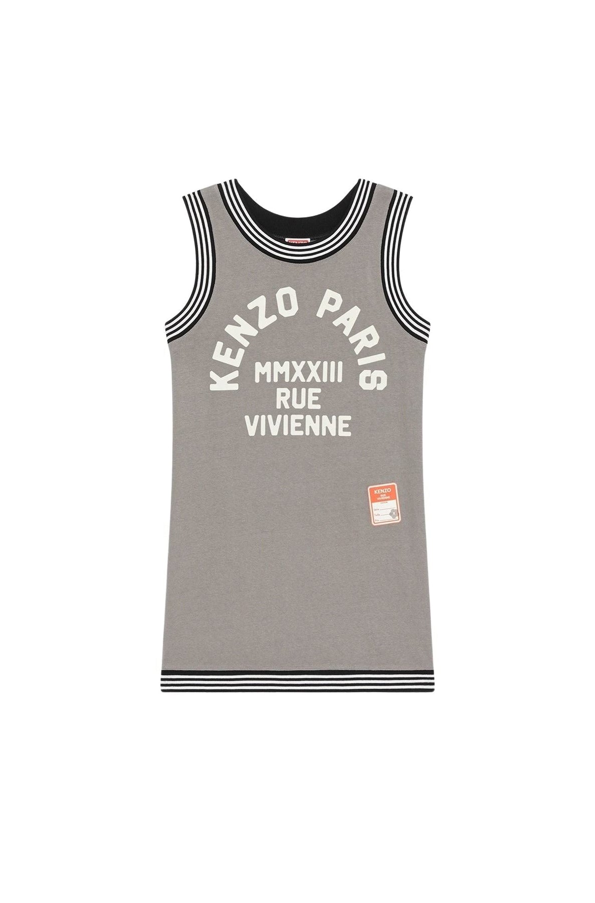 Robe débardeur Kenzo Rue Vivienne - Middle Grey