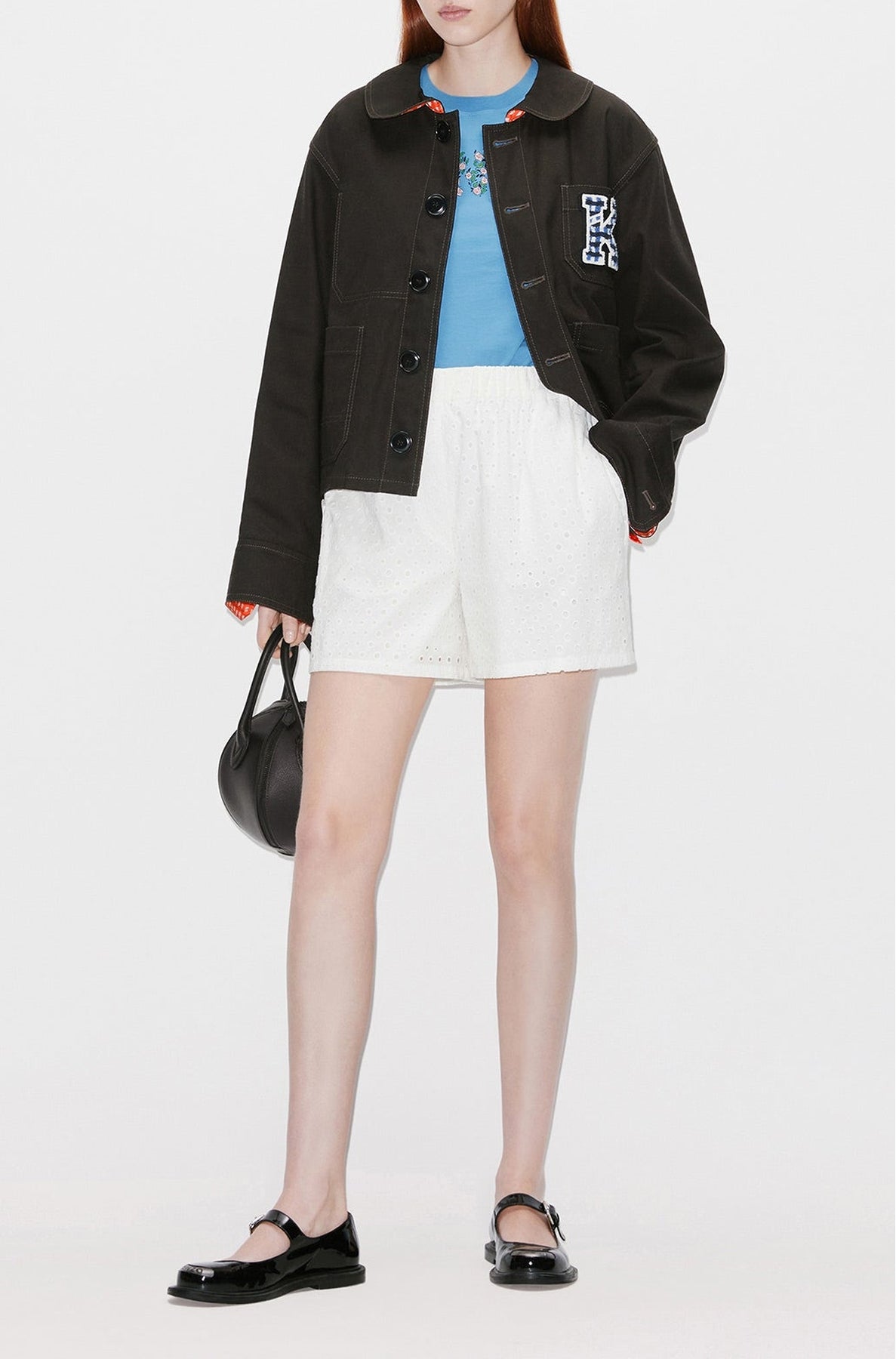 Short en broderie anglaise - Off White